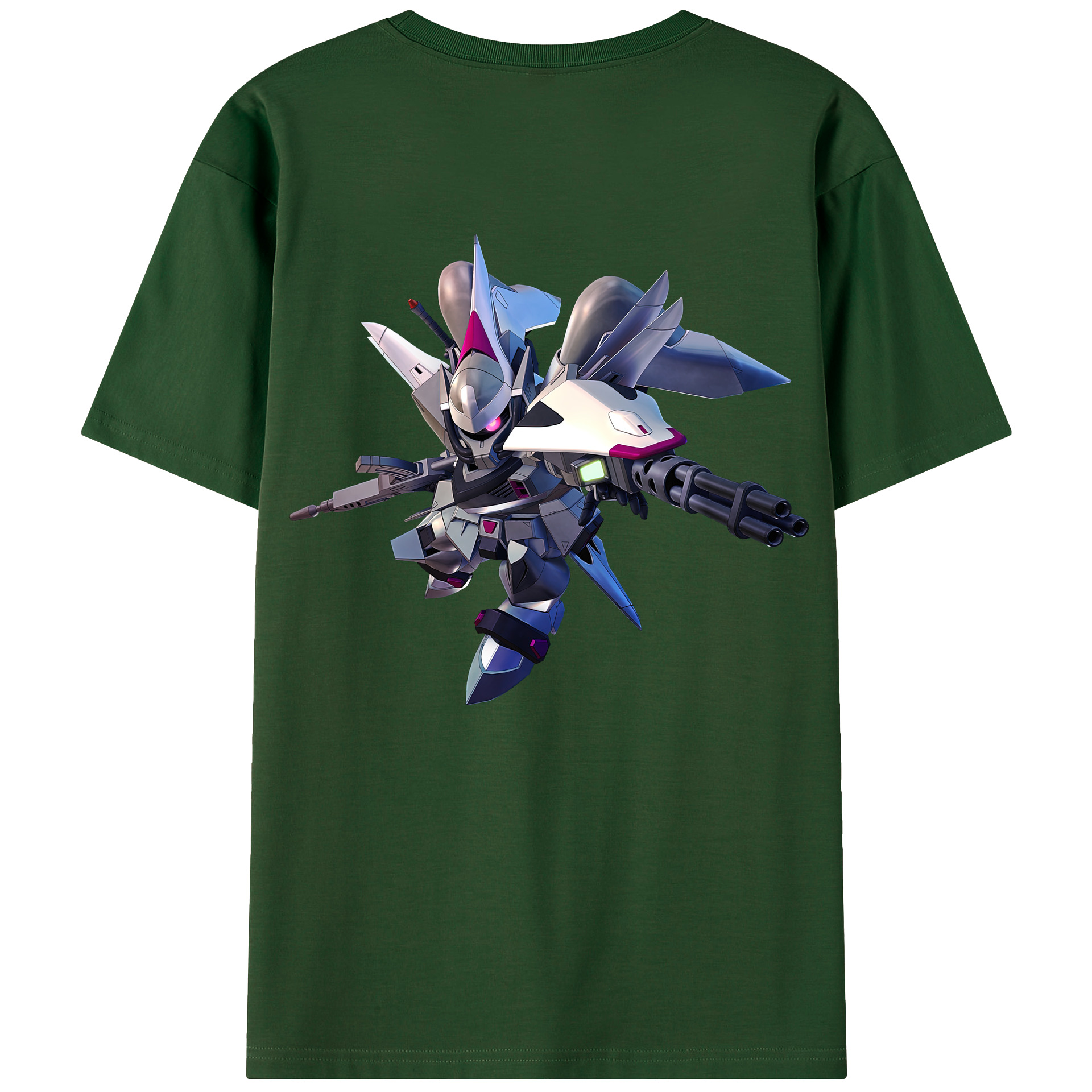 （画像用） 機動戦士ガンダム Mobile Suit Gundam 綿100％半袖Tシャツ（背面プリント）